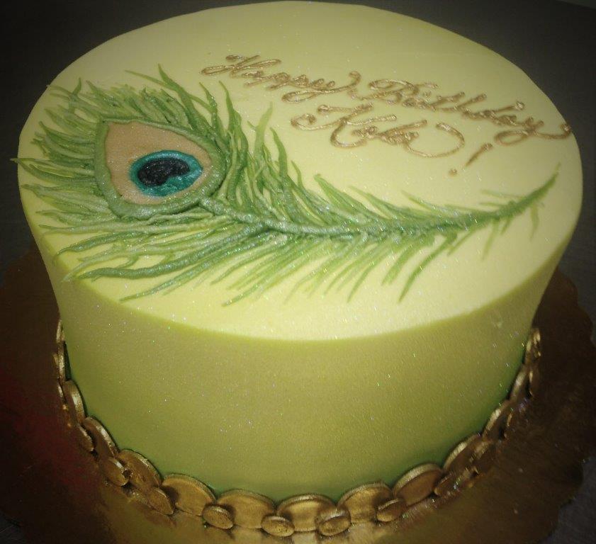 Peacock Cake